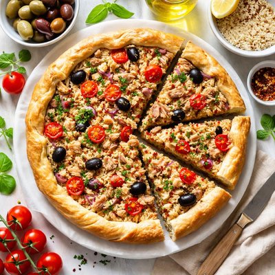 Image of Mediterranean Tuna and Rice Pie
