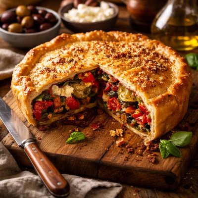 Image of Mediterranean Vegetable Pie