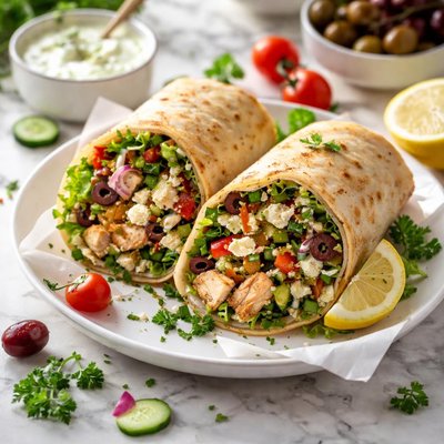 Image of Mediterranean Wrap Sandwich