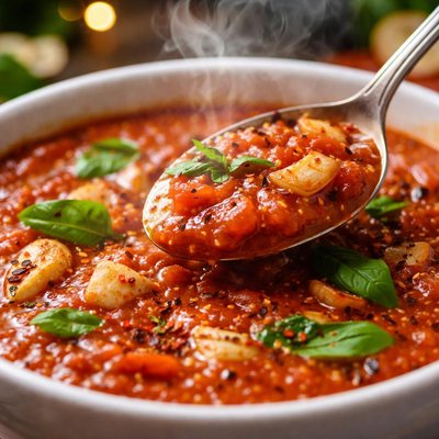 Image of Mega Garlic Tomato Soup