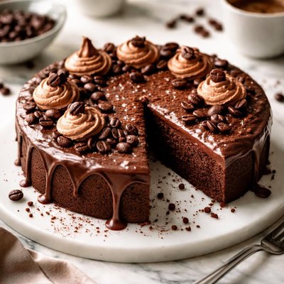 Image of Melitta Mocha Fudge Cake 1996 Canadian Flourless Gluten Fre