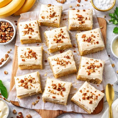 Image of Meltaway Banana Bars with Pecans