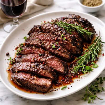 Image of Merlot Marinated Grilled Beef