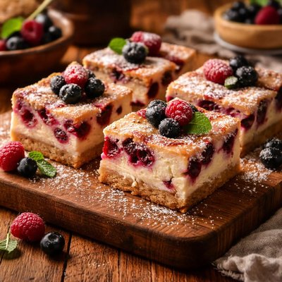 Image of Merry Berry Cheese Bars