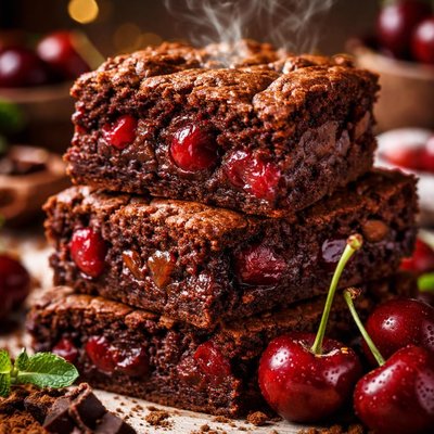 Image of Merry Cherry Brownies