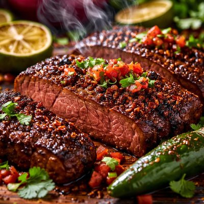 Image of Mexicali Barbecued Steaks