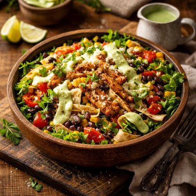 Image of Mexicali Salad with Avocado Dressing