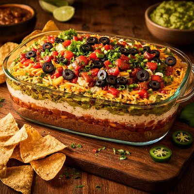 Image of Mexican 9 Layer Dip