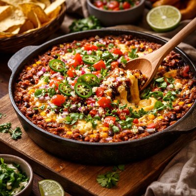 Image of Mexican Bean Bake Dip or Side Dish