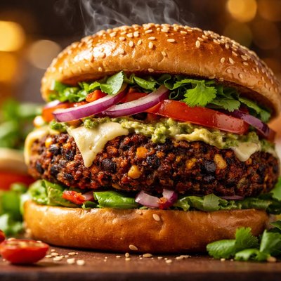 Image of Mexican Bean Burgers