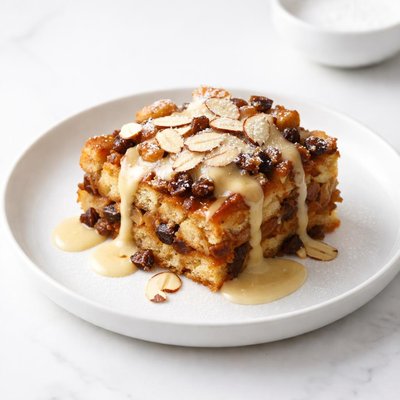 Image of Mexican Bread Pudding W Amaretto Sauce