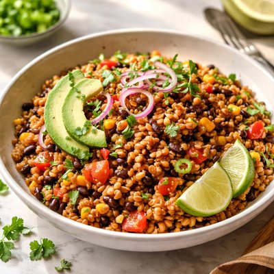 Image of Mexican Brown Rice Lentils