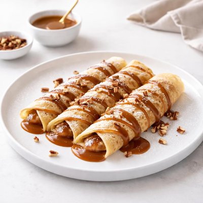 Image of Mexican Cajeta Caramel Crepes
