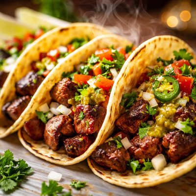 Image of Mexican Carne Asada Tacos