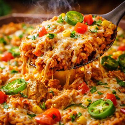 Image of Mexican Chicken and Rice Casserole
