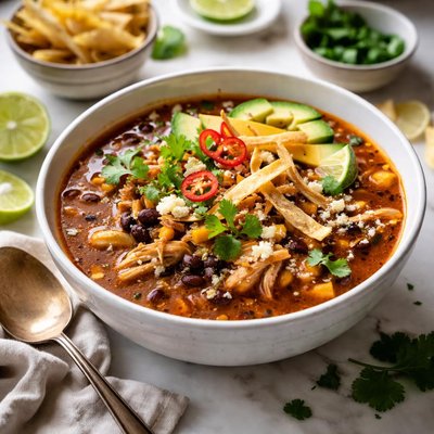 Image of Mexican Chicken Corn Chipotle Soup
