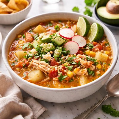 Image of Mexican Chicken Potato Soup