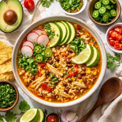 Image of Mexican Chicken Rice Soup Caldo Cantina