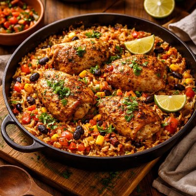 Image of Mexican Chicken with Rice Dish