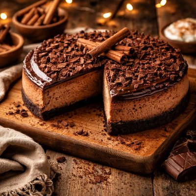 Image of Mexican Chocolate Cheesecake