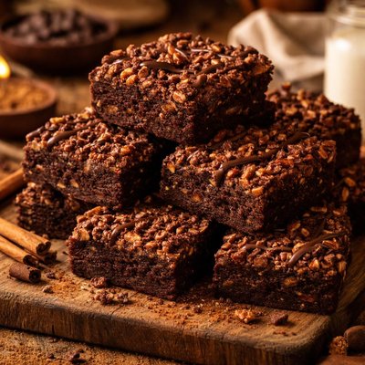 Image of Mexican Chocolate Crunch Brownies