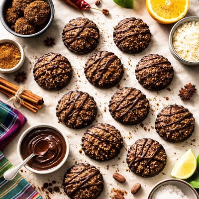 Image of Mexican Chocolate Macaroons