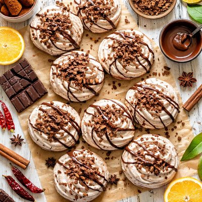 Image of Mexican Chocolate Meringues