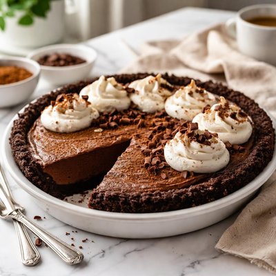 Image of Mexican Chocolate Pie Pampered Chef