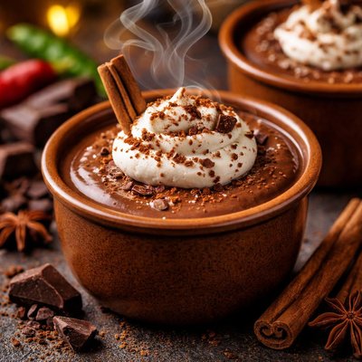 Image of Mexican Chocolate Pots De Creme
