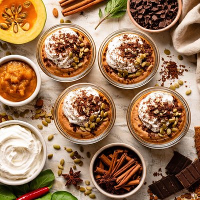 Image of Mexican Chocolate Pumpkin Mousse