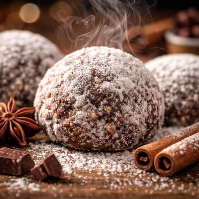 Image of Mexican Chocolate Snowball Cookies