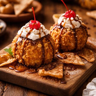 Image of Mexican Deep Fried Ice Cream