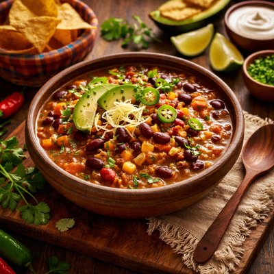 Image of Mexican Fiesta Bean Soup
