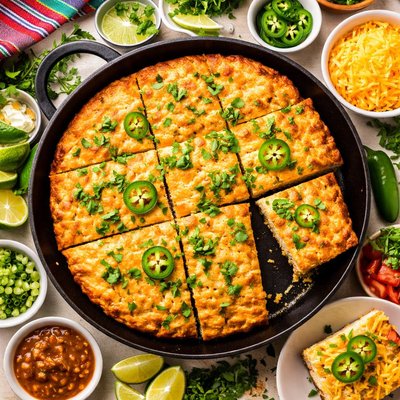 Image of Mexican Fiesta Green Chile Cornbread