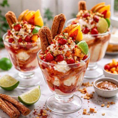 Image of Mexican Ice Cream Sundaes