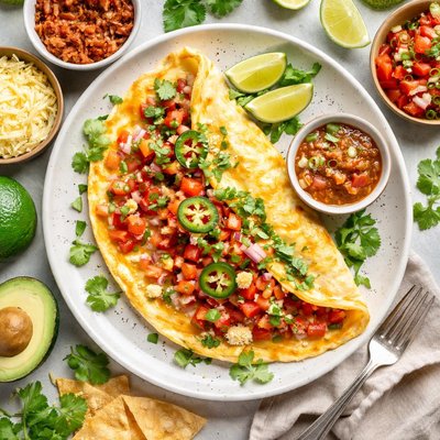 Image of Mexican Jack Cheese Omelet