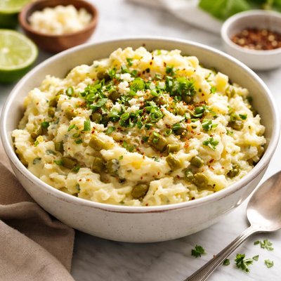 Image of Mexican Mashed Potatoes with Green Chiles