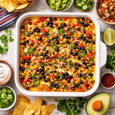 Image of Mexican Party Dip Microwave