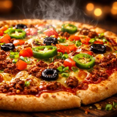 Image of Mexican Pizza Retro Pizza Hut Style