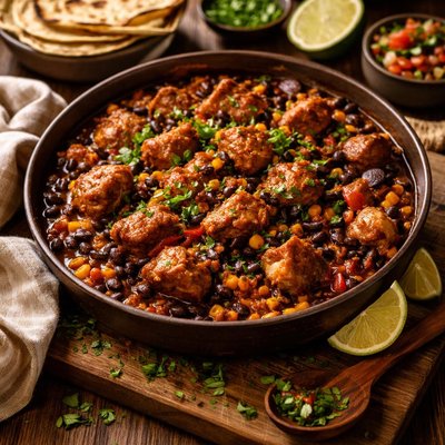 Image of Mexican Pork and Black Beans