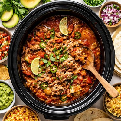 Image of Mexican Pork Roast Crock Pot