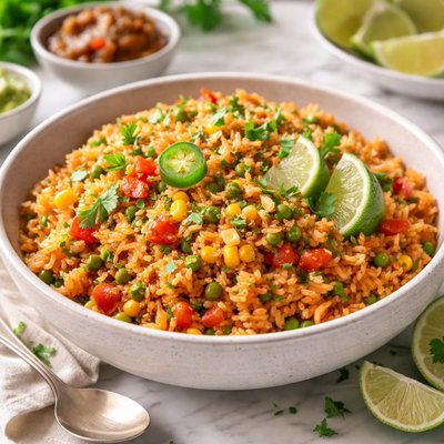 Image of Mexican Rice Restaurant Style
