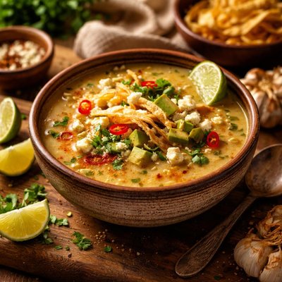 Image of Mexican Roasted Garlic Soup