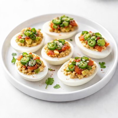 Image of Mexican Slowboats Deviled Eggs