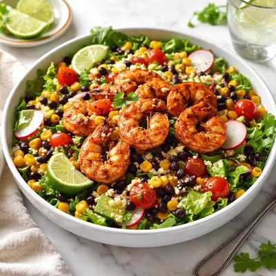 Image of Mexican Spicy Shrimp Salald