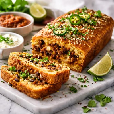 Image of Mexican Stuffed Cornbread