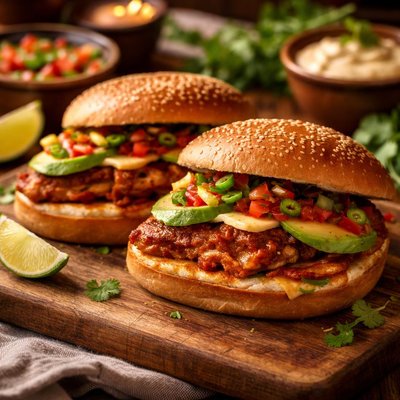 Image of Mexican Style Chicken Sandwiches
