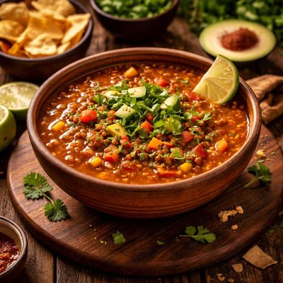 Image of Mexican Style Lentil Soup