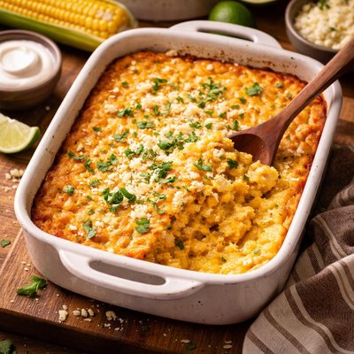 Image of Mexican Sweet Corn Pudding Bake