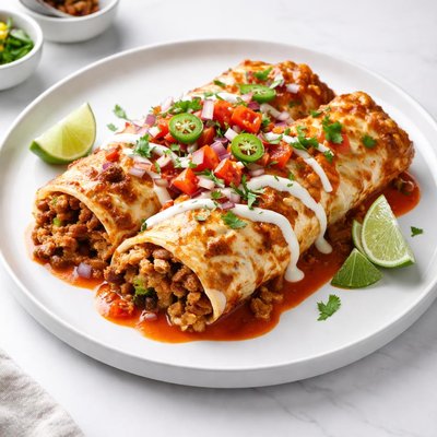 Image of Mexican Tex Mex Burrito Enchilada Casserole
